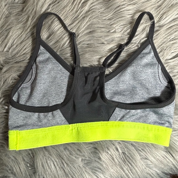 Nike Pro Indy Sports Bra Gray Sports Bra Size XS - Picture 4 of 5